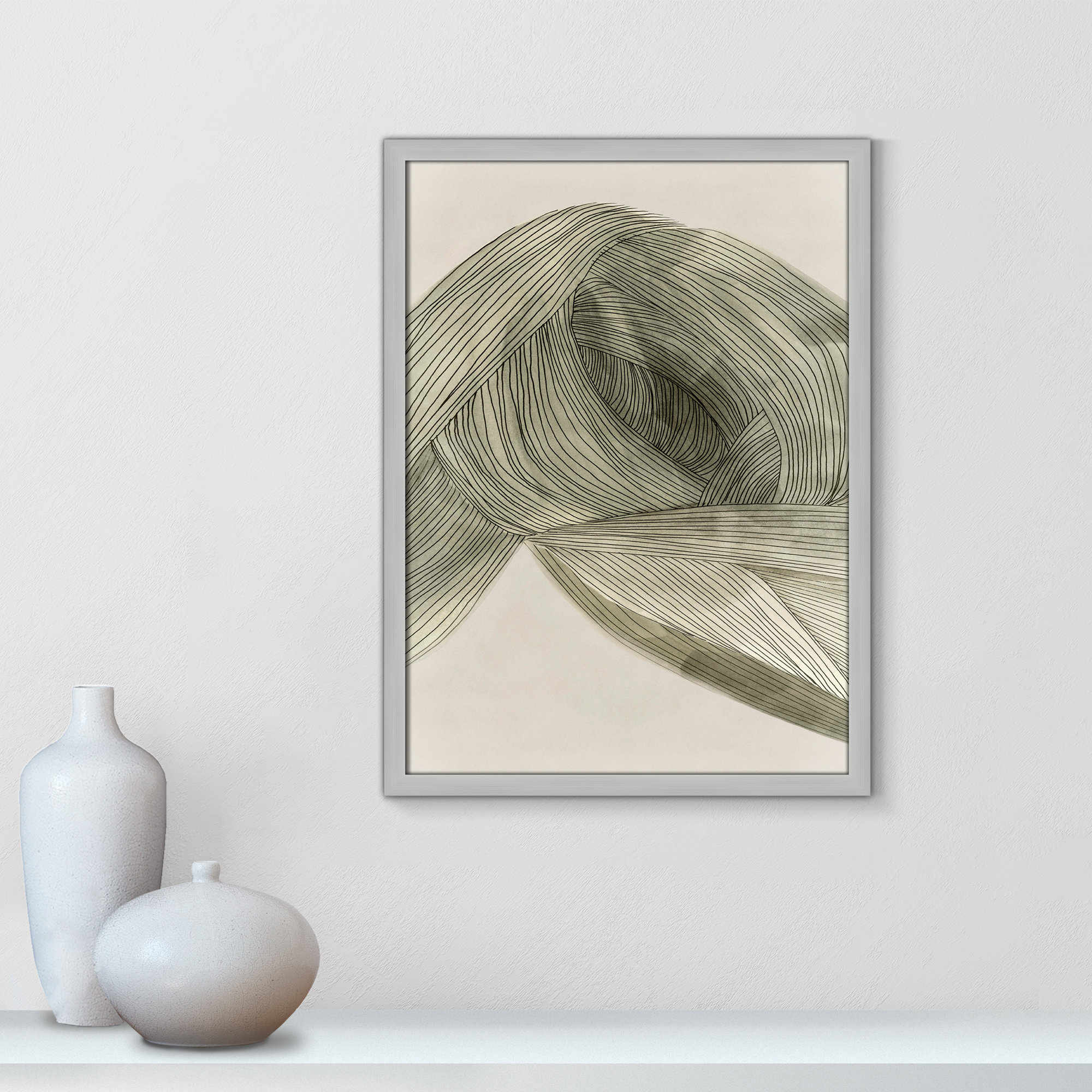 Dreaming In Pastel I, Matte Silver, 23" H x 17" W x 0.75" D