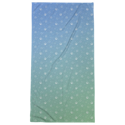 Serviette de bain coquillage
