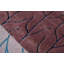 Abstract Area Rug in Rust