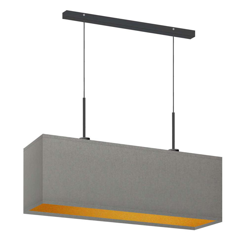 Gener 2 - Light Kitchen Island Pendant, Grey, Black