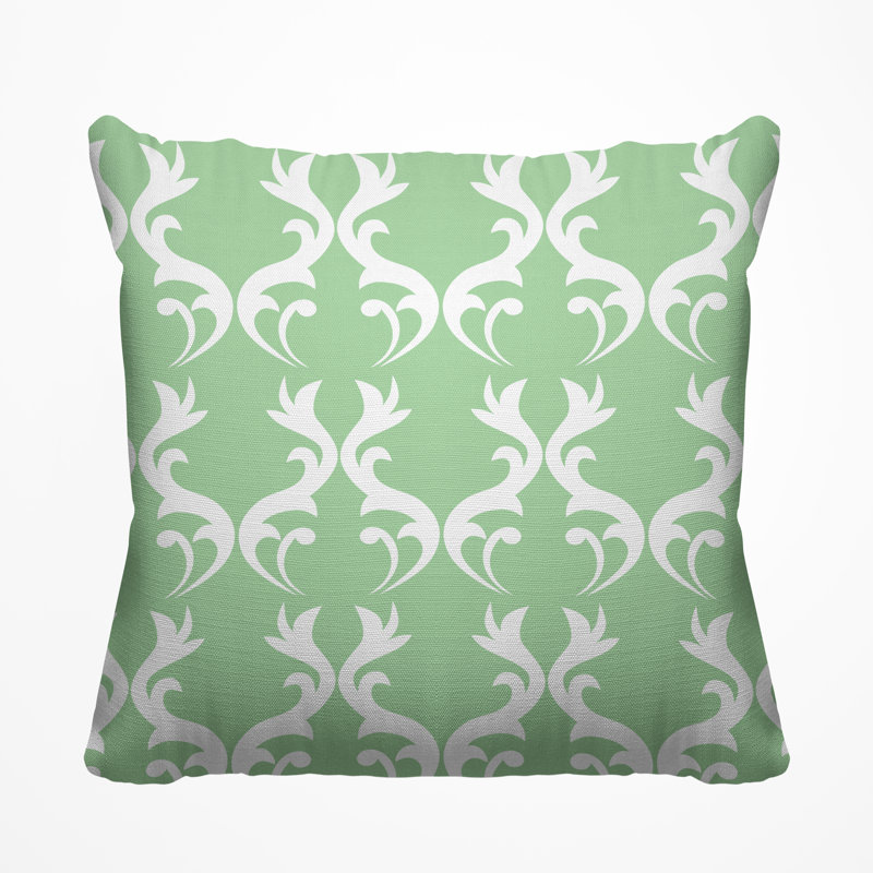 Housse et insert de coussin extérieur carré Galton, 19 po x l 19 po, Menthe