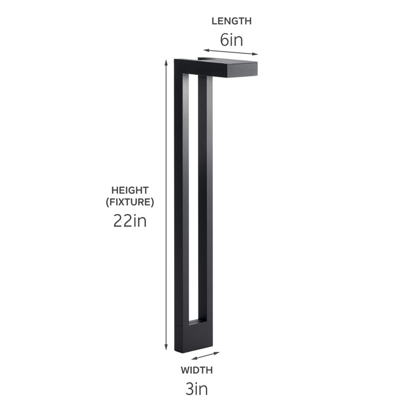 Two Arm Contemporary Path Light