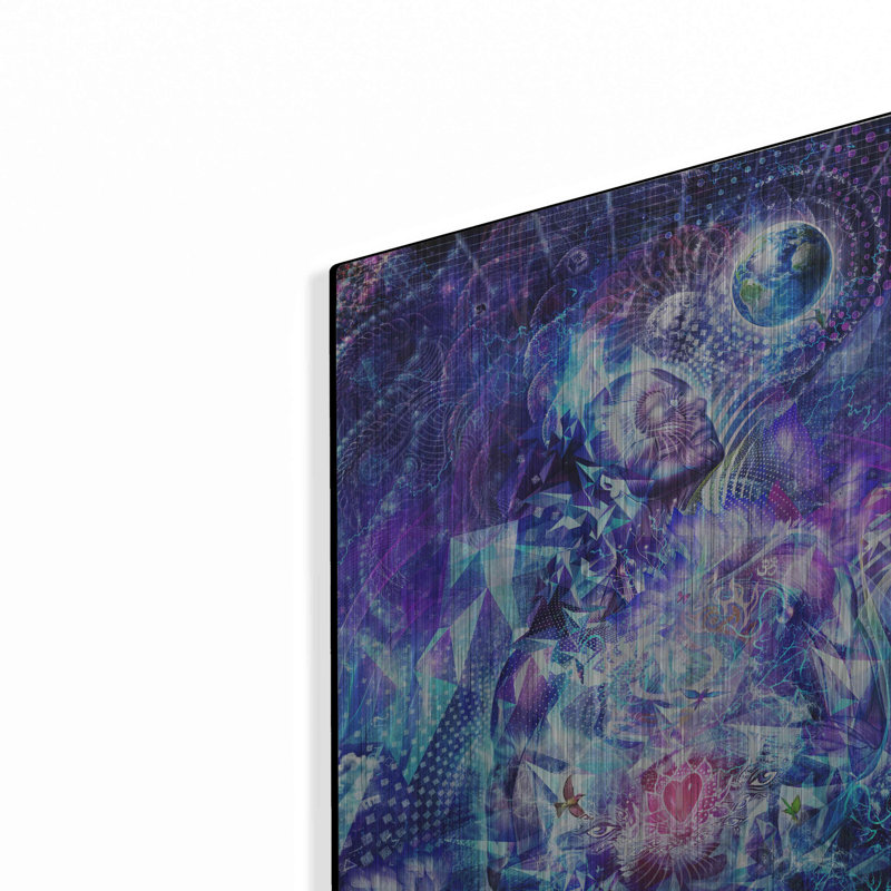 «Transcension Vertical» par Cameron Gray, art mural en métal, H 16 po x l 12 po