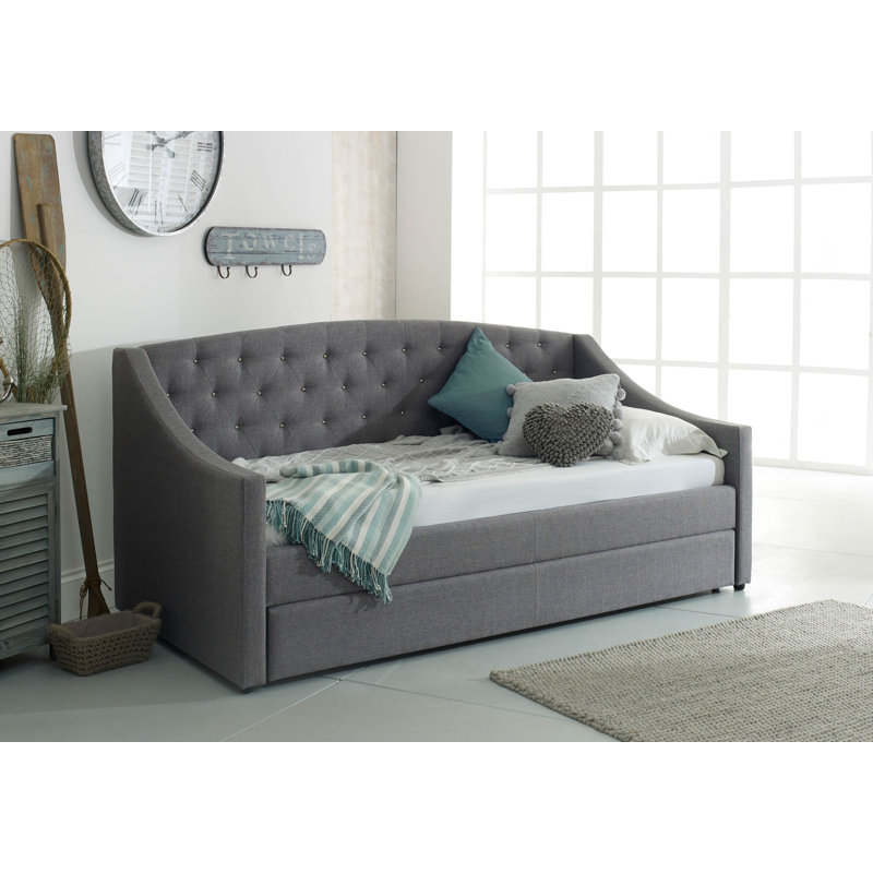 Aurora Upholstered Daybed with Trundle