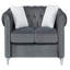 Causeuse moderne grise pour des intérieurs confortables-1073168272