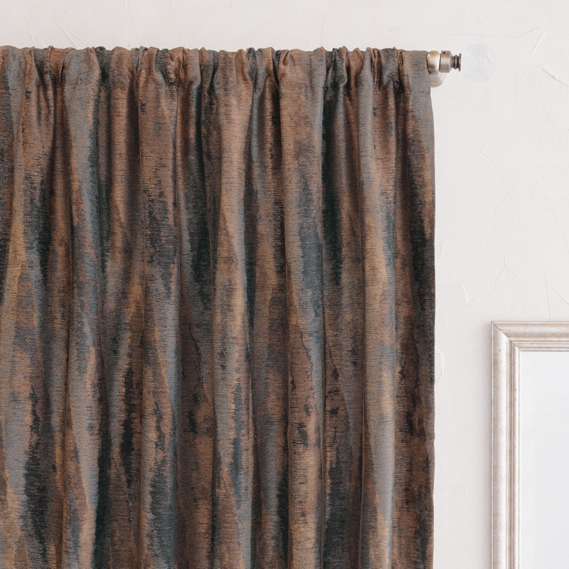 Rocco Room Darkening Curtain, 96" W x 96" L