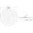 Rain Fixed Shower Head 1.8 GPM GPM