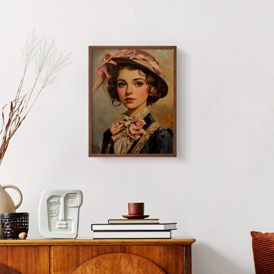 WOMEN Series CL XXXV - reproduction encadrée de qualité supérieure - prête à être accrochée - aucun clou requis