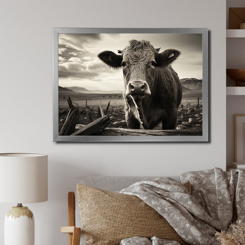Clever Silent Watch I - reproduction sur toile, Cadre photo argenté, H 16 po x l 32 po x P 1 po