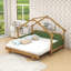 Lit simple en bois avec rails-922188980