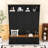 Hall Tree with Storage Bench, Hooks and Cabinets-129466504