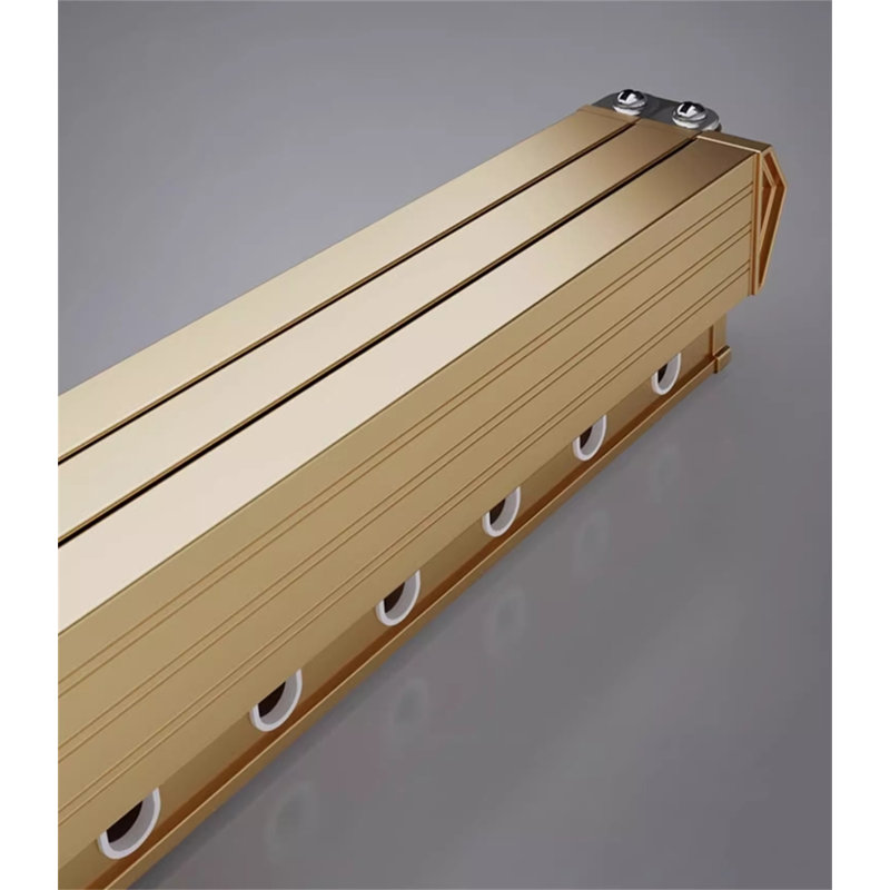 Portant à vêtements compact rétractable Aerowing, Brun