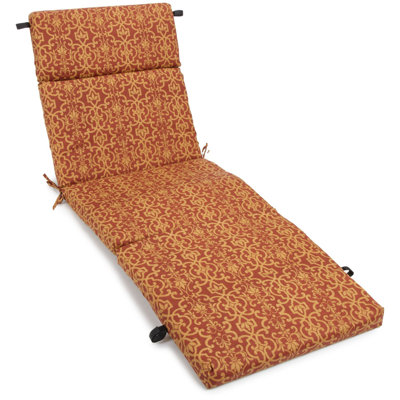 Outdoor 3'' Chaise Lounge Seat / Back Cushion