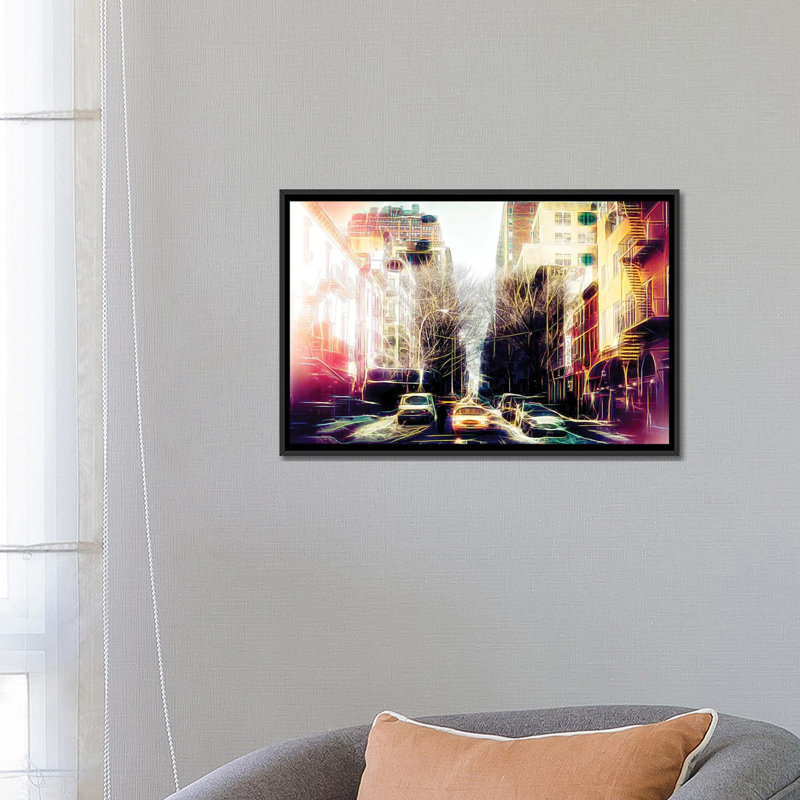 «Yellow Reflections» par Philippe Hugonnard, impression sur toile tendue sur châssis, H 26 po x l 40 po x P 1,5 po