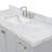 Cambridge Single Bathroom Vanity with Carrara Marble Top-88398725-88398726