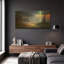 « Pilier de lumière surnaturelle » par r3darch0n, décoration murale en métal doré, 122 x 61 cm-957150297