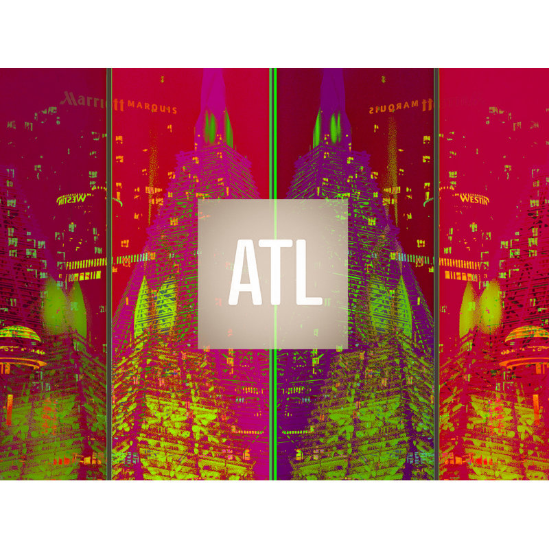 Welcome To Atlanta Print by Kevin Quinn, 24" H x 30" W
