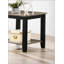Table de bout simple en bois au look moderne, table d'appoint en bois d'hévéa massif pour le salon, assemblage facile et conception durable
