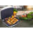 Courant 8 in. Non Stick Electric Grill Sandwich Maker & Panini Press with Lid