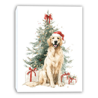 Toile tendue Golden Retriever