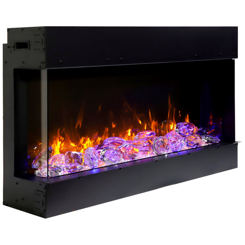 Foyer électrique Amantii Truview, H 26,62 po x l 63,25 po x P 10,62 po
