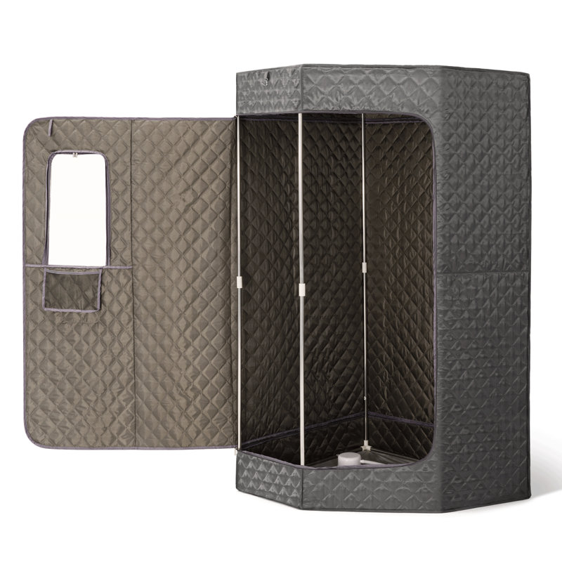 Sauna à vapeur traditionnel avec télécommande Cosvalve, Gris