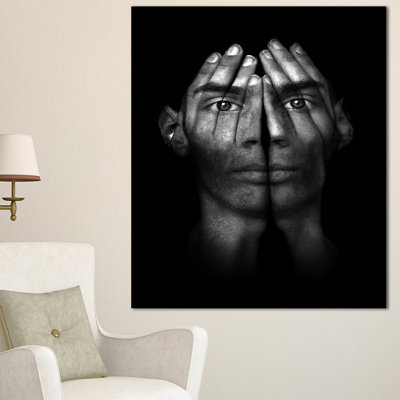 " Hands Covering Eyes "