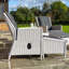Rowlinson Prestbury Lounger Set Putty Grey