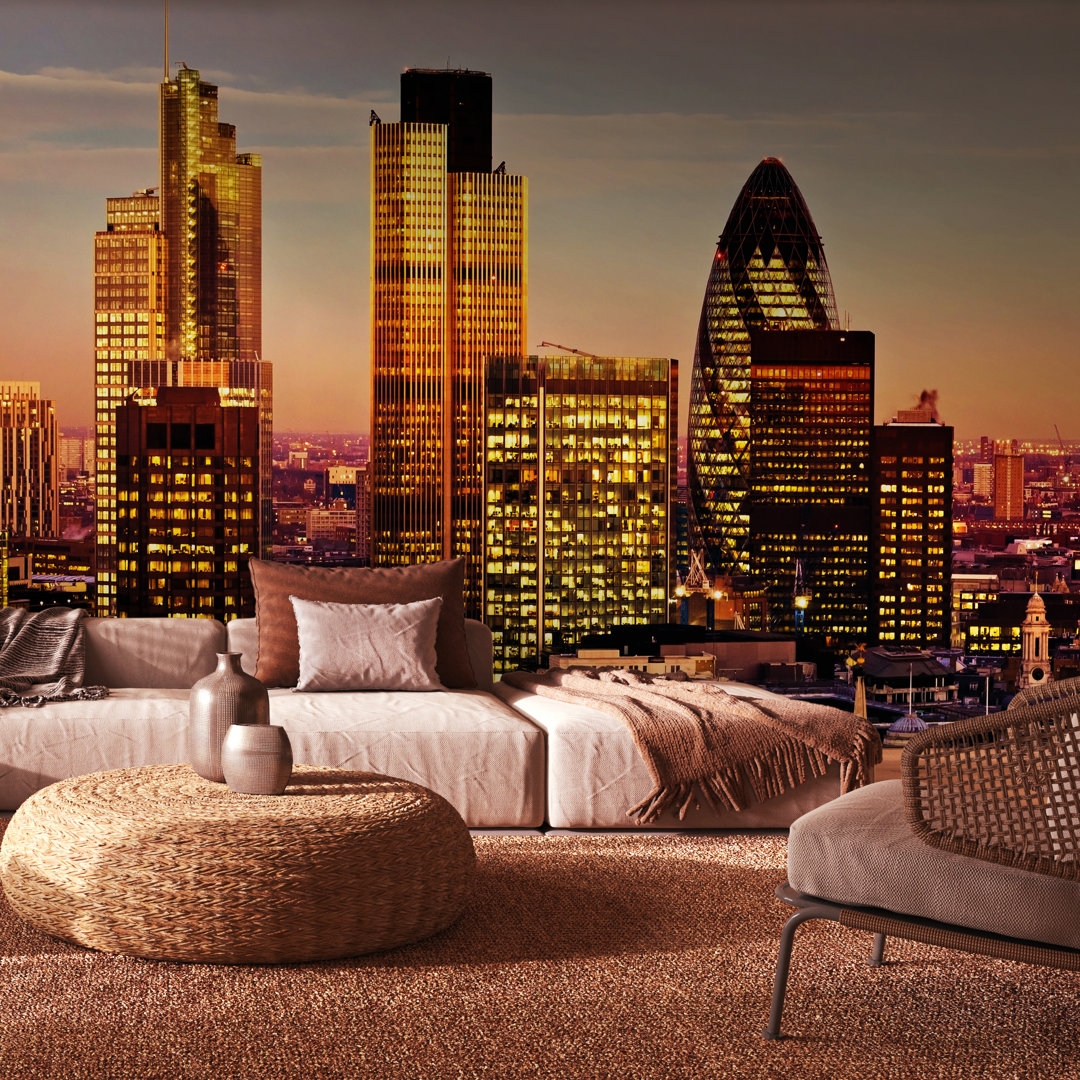 London Matt Smooth Paste the Wall Mural 350cm wide x 280cm high