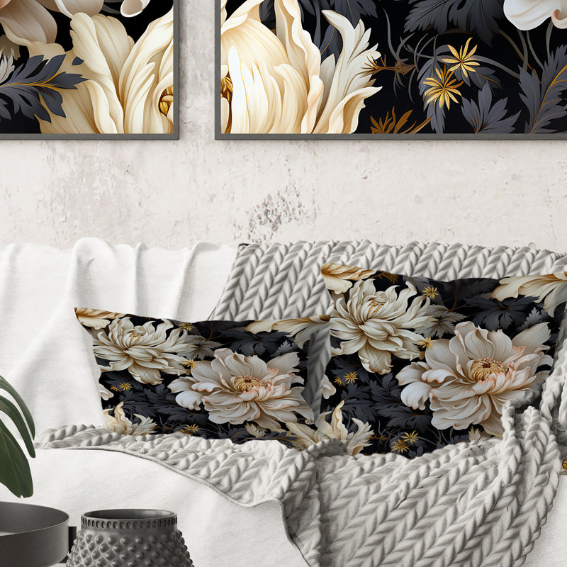 Coussin décoratif Golden Glamour, H 18 po x l 18 po