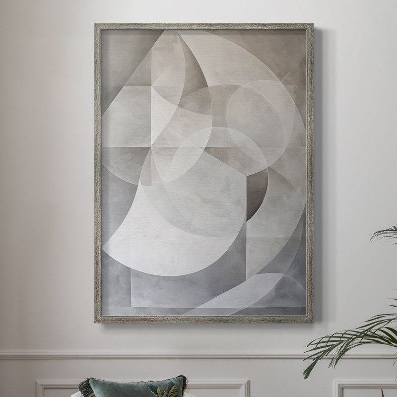 ABSTRACT Series XXXIX, reproduction encadrée - bois massif, H 30 po x l 24 po