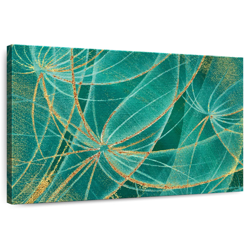 Avery Abstract Dandelions, 34" H x 51" W