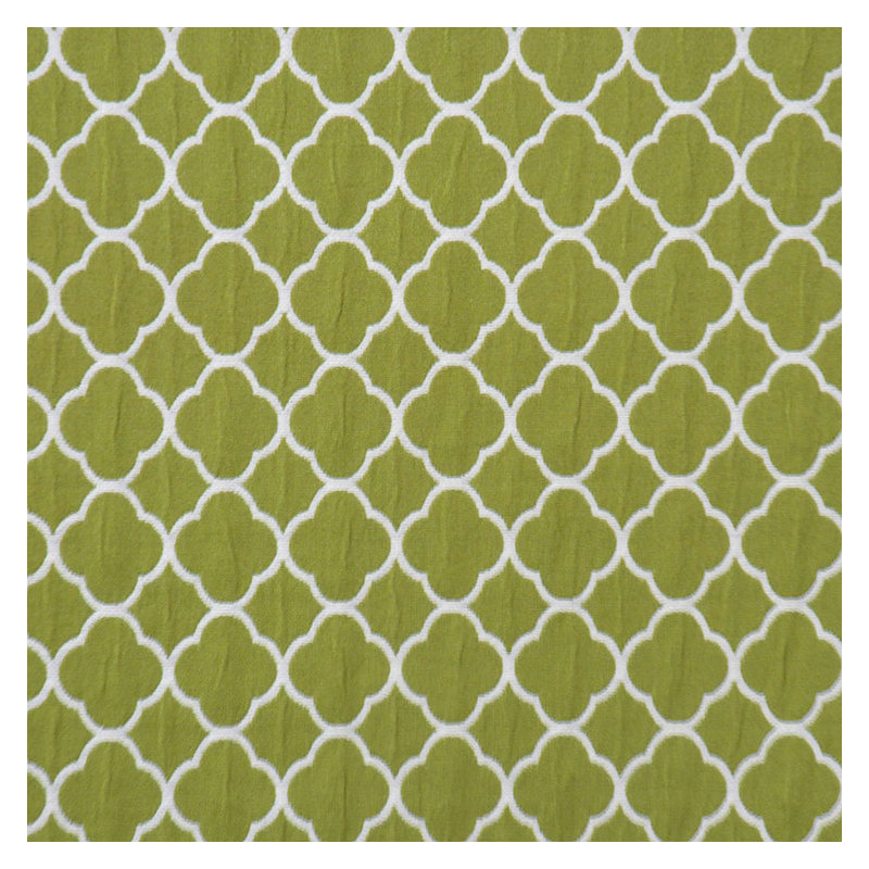 Tissu quadrilobe, Jaune / blanc