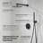 Circular 2-Function Thermostatic Complete Shower Faucet Set-134155032