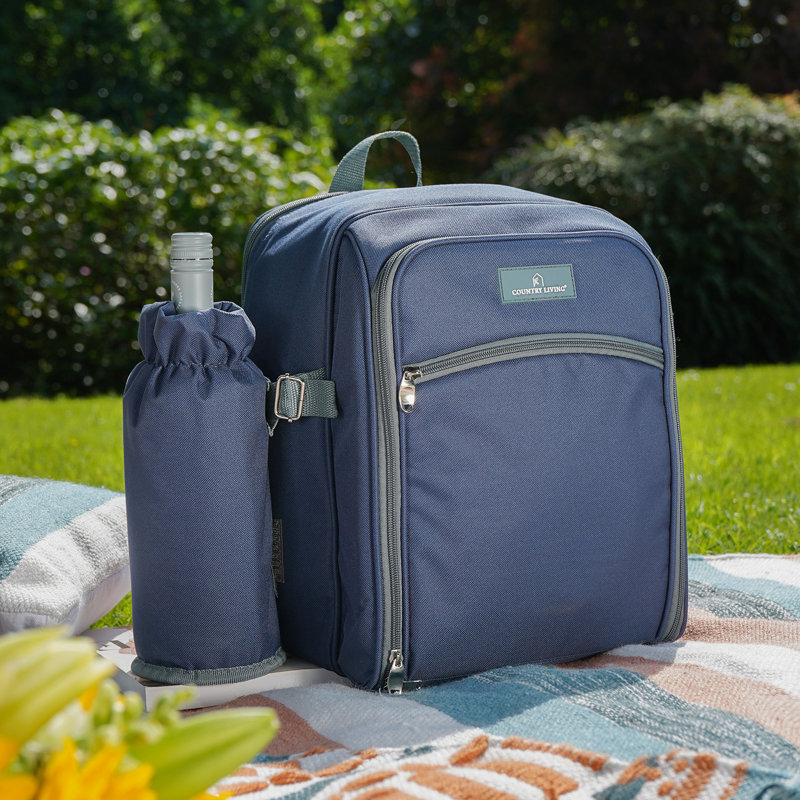 Polyester Picnic Backpack , Service for 2