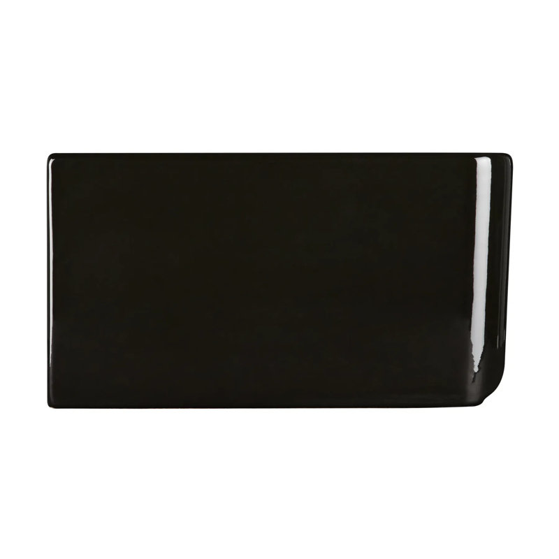33" Grigham Fireclay Farmhouse Sink, Black