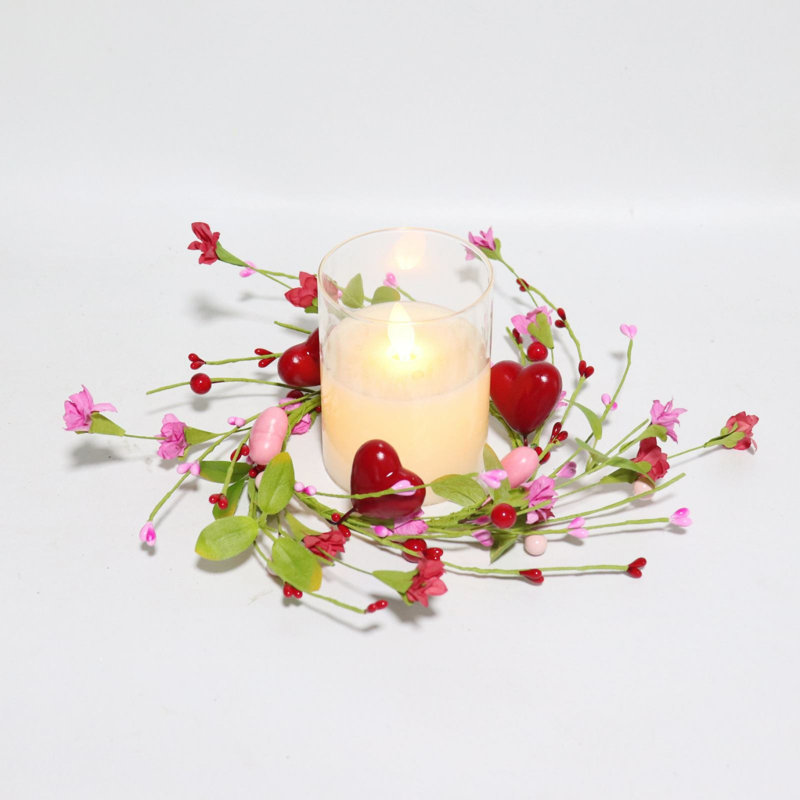 Anneau de bougie en forme de cœur Day Day