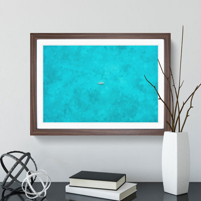 Coasting Boat - Picture Frame Graphic Art