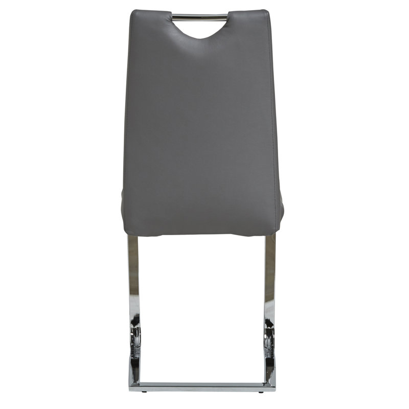 Mattapoisett 48cm H Upholstered Cantilever Chair, Anthracite