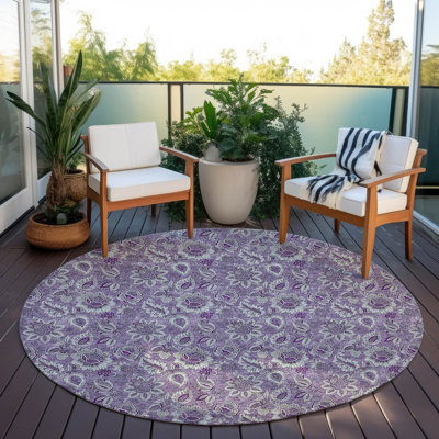 Tapis intérieur / extérieur Fentress avec envers antidérapant