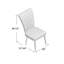 Chaise d'appoint capitonnée Crittenden-895985592