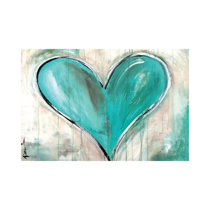 Tell Me When by Kami Lerner - Wrapped Canvas Painting, 66.04 cm H x 45.72 cm W x 3.175 cm D