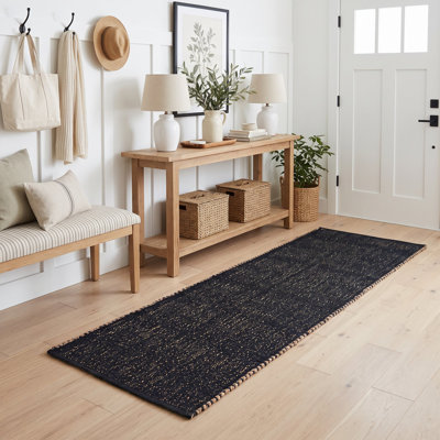 Colston Jute and Cotton Braided Farmhouse Rug