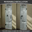 Porte de douche en verre trempé sans cadre en aluminium et design moderne à charnières noir mat pour la salle de bain