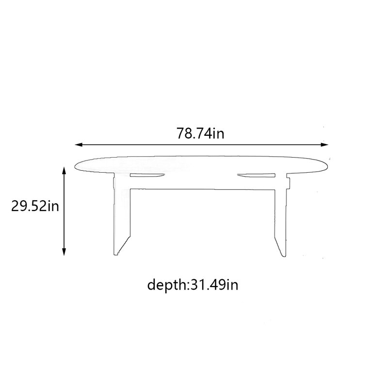 Kropf, 29.52"H x 78.74"L x 31.49"W, Black