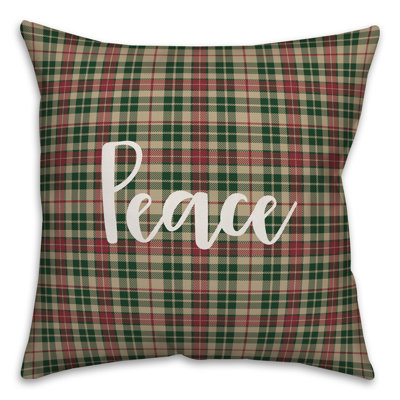  Coussin décoratif Peace in Tartan