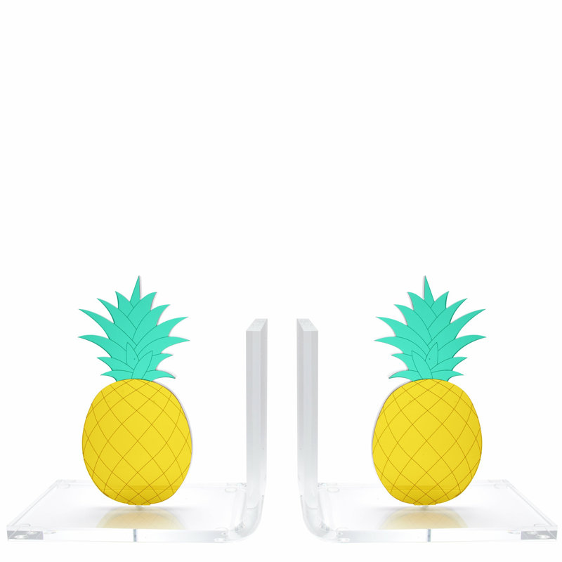 Serre-livres ananas en acrylique
