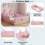 Lit plateforme tapissier avec coussins en forme d'animaux et sacs de rangement-1826038868
