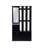 Three In One Combination Model Gate Cabinet With Shoe Cabinet+Hang Shelf+ Mirror