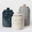 Rustic Quilted 3 Piece Kitchen Canister Set